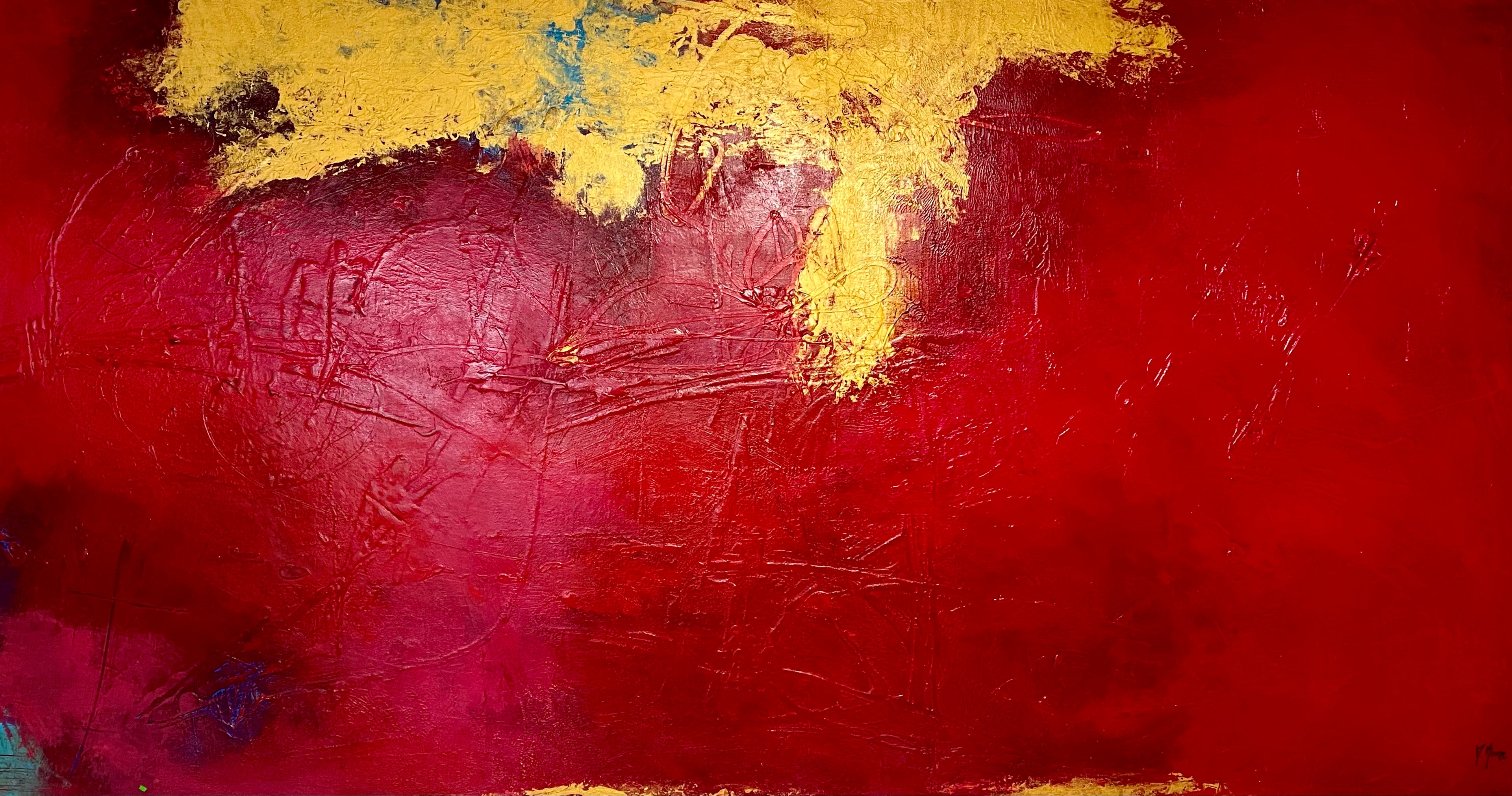 Original Kunstwerk: "Jesu Wiederkunft", 100*200 cm