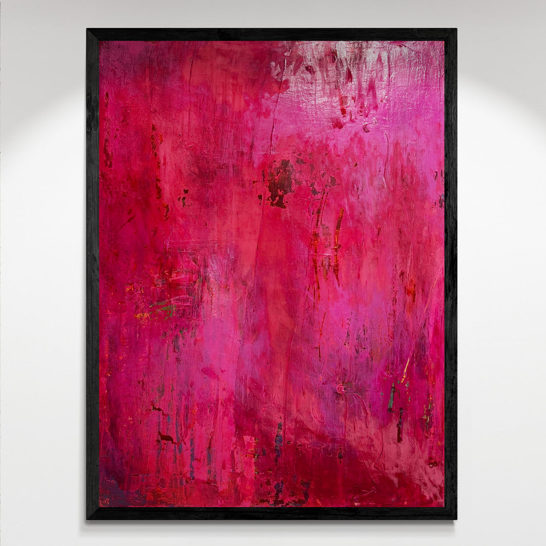 Kunstwerk "Pure Freude Nr. 2“ - Premium Leinwand-Druck, limitiert auf 10 Stück