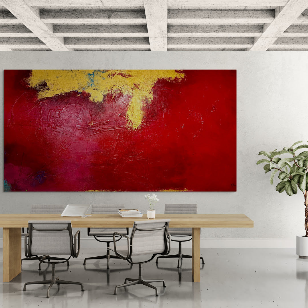 Original Kunstwerk: "Jesu Wiederkunft", 100*200 cm