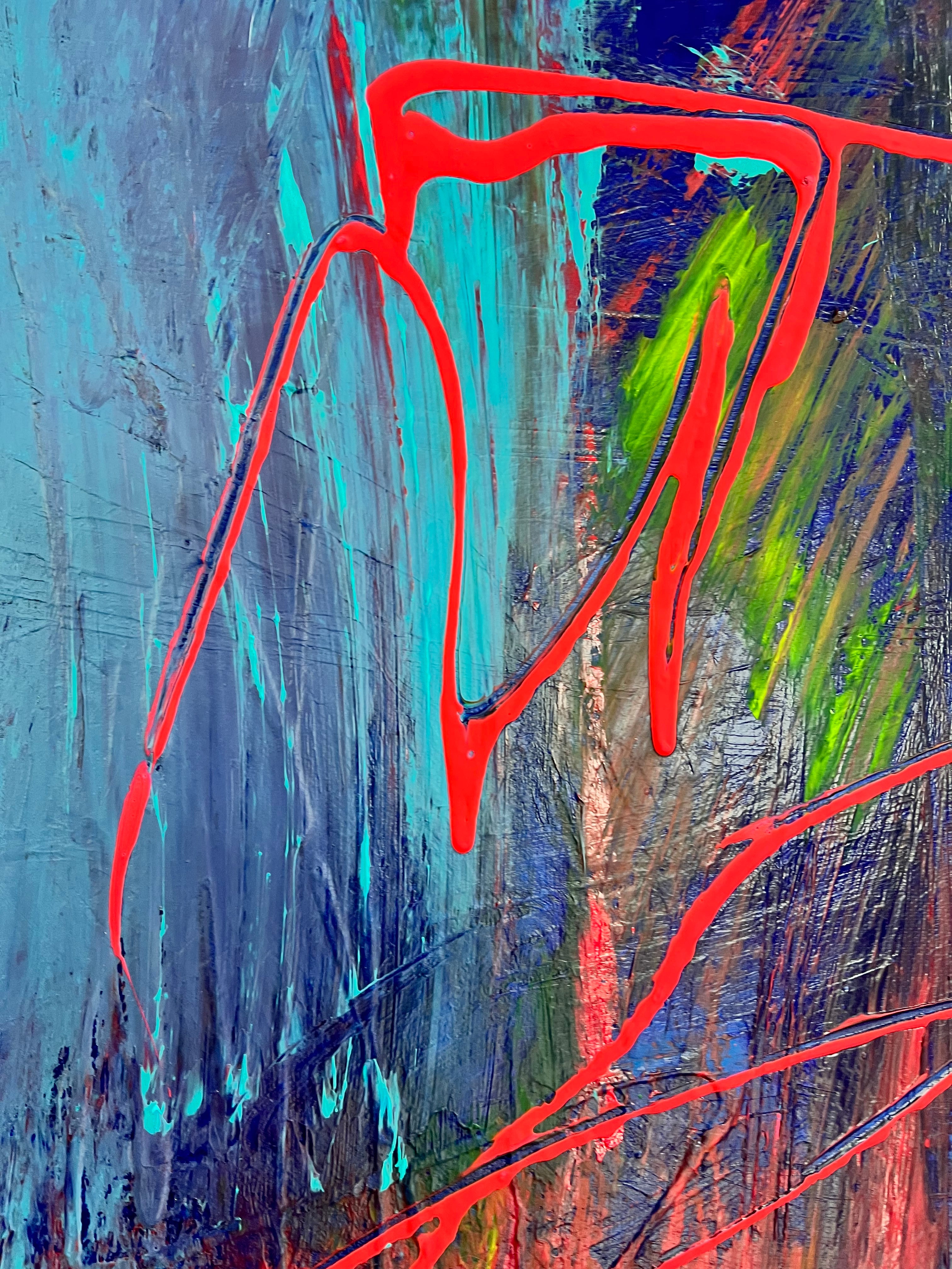 Original Kunstwerk: "Seelen-Orgasmus 2", 90*120 cm