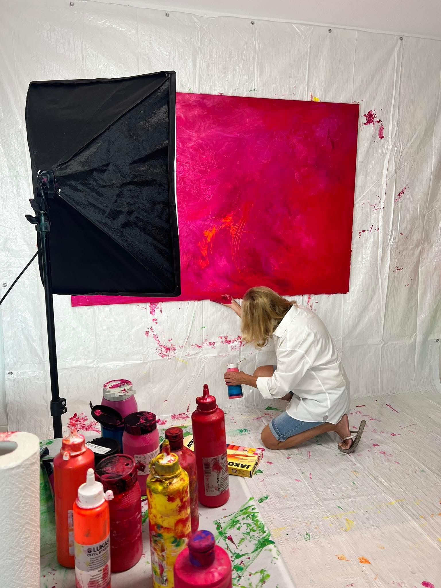 Privater Intensivtag in meinem Atelier am Bodensee (1-3 Tage möglich)