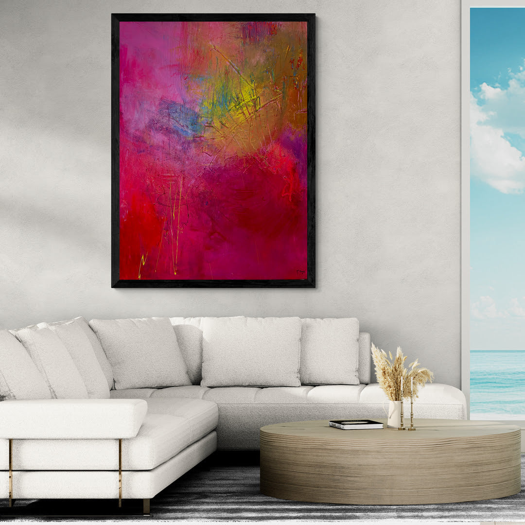 Original Kunstwerk: "Konserviertes Glück", 90*120 cm