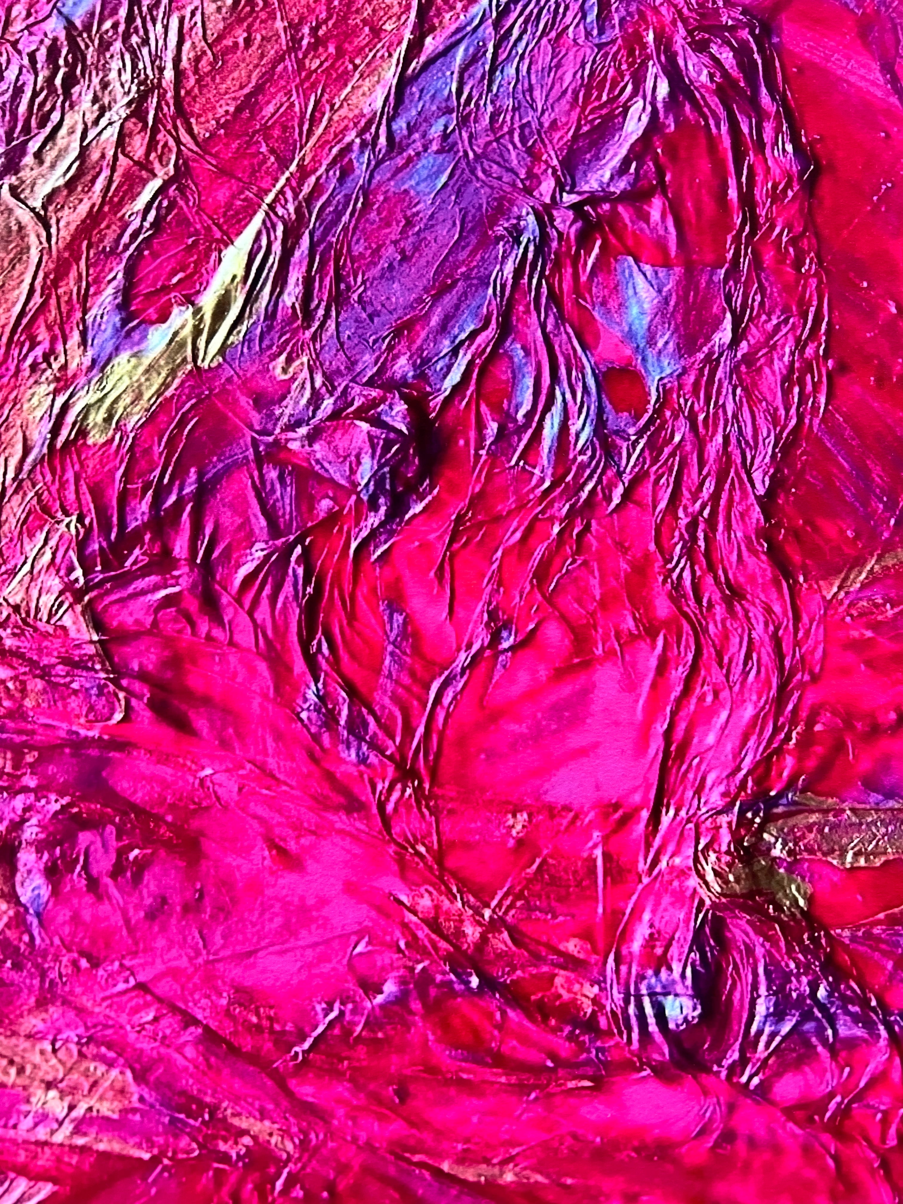 Kunstdruck, Ausschnitt aus „Ewiges Leben im Glück“, Unikat, 30 x 45 cm