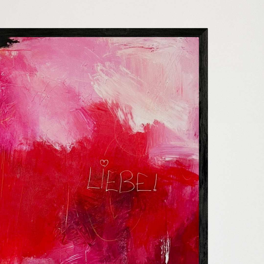 Artwork "Love always wins No. 3" - Premium canvas print in desired sizes, limited to 10 pieces