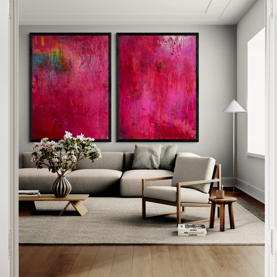 Kunstwerk "Pure Freude Nr. 1" - Premium Leinwand-Druck, limitiert auf 10 Stück