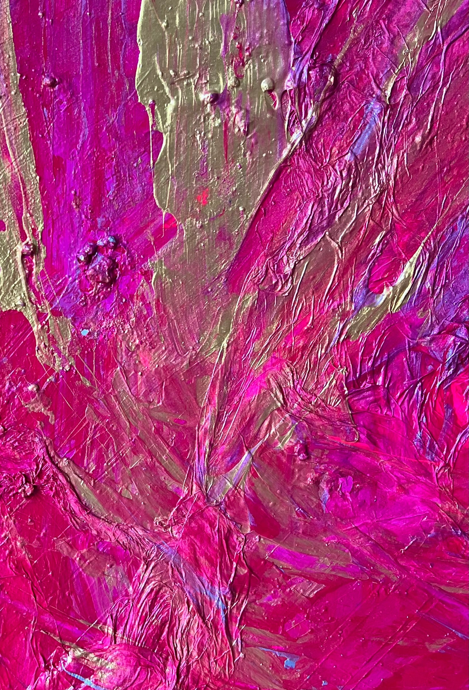 Original Kunstwerk: "Ewiges Leben im Glück", 100*100 cm