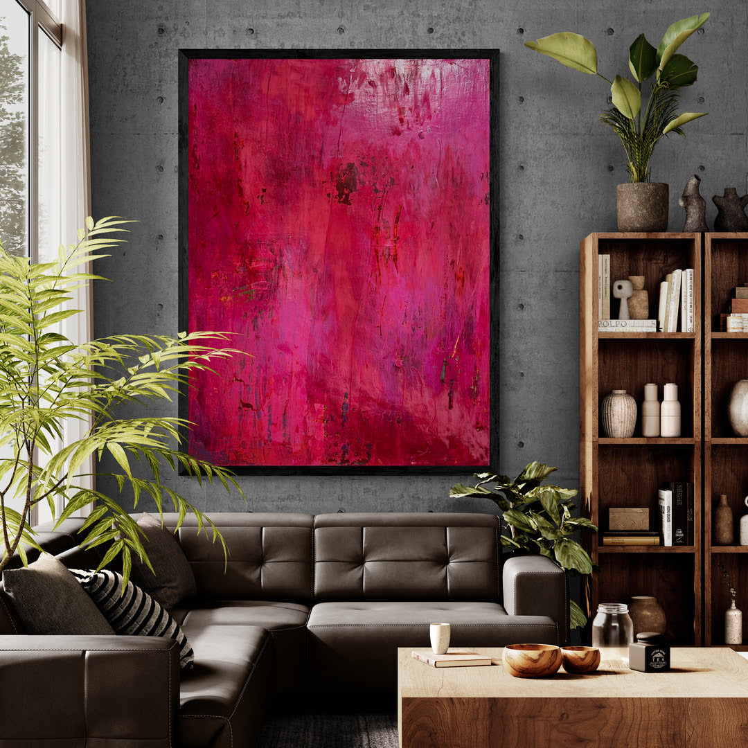 Kunstwerk "Pure Freude Nr. 2“ - Premium Leinwand-Druck, limitiert auf 10 Stück