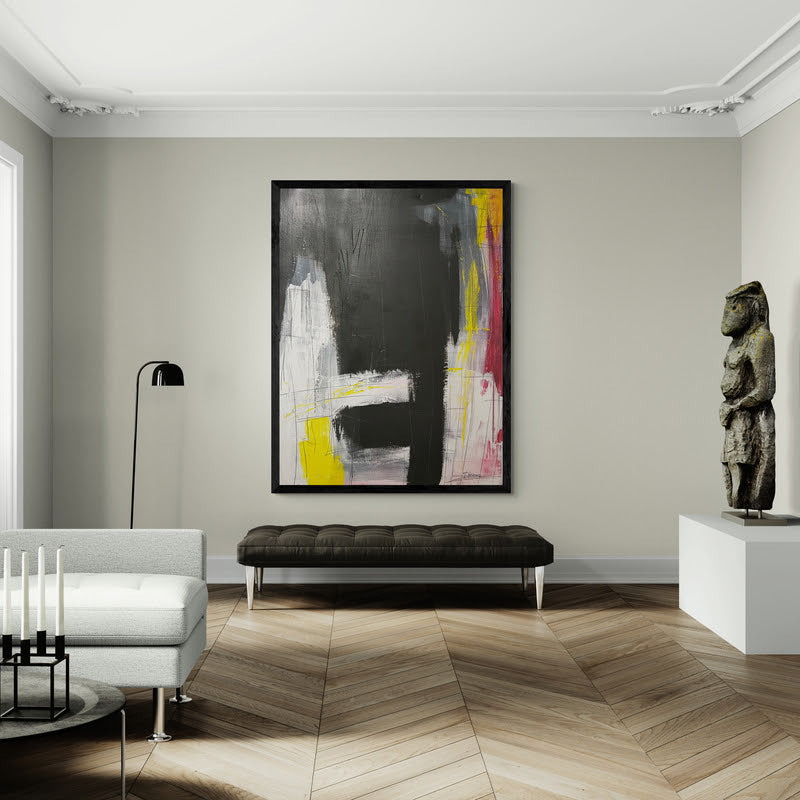 Kunstwerk "Farbromanze" - Premium Leinwand-Druck, limitiert auf 10 Stück