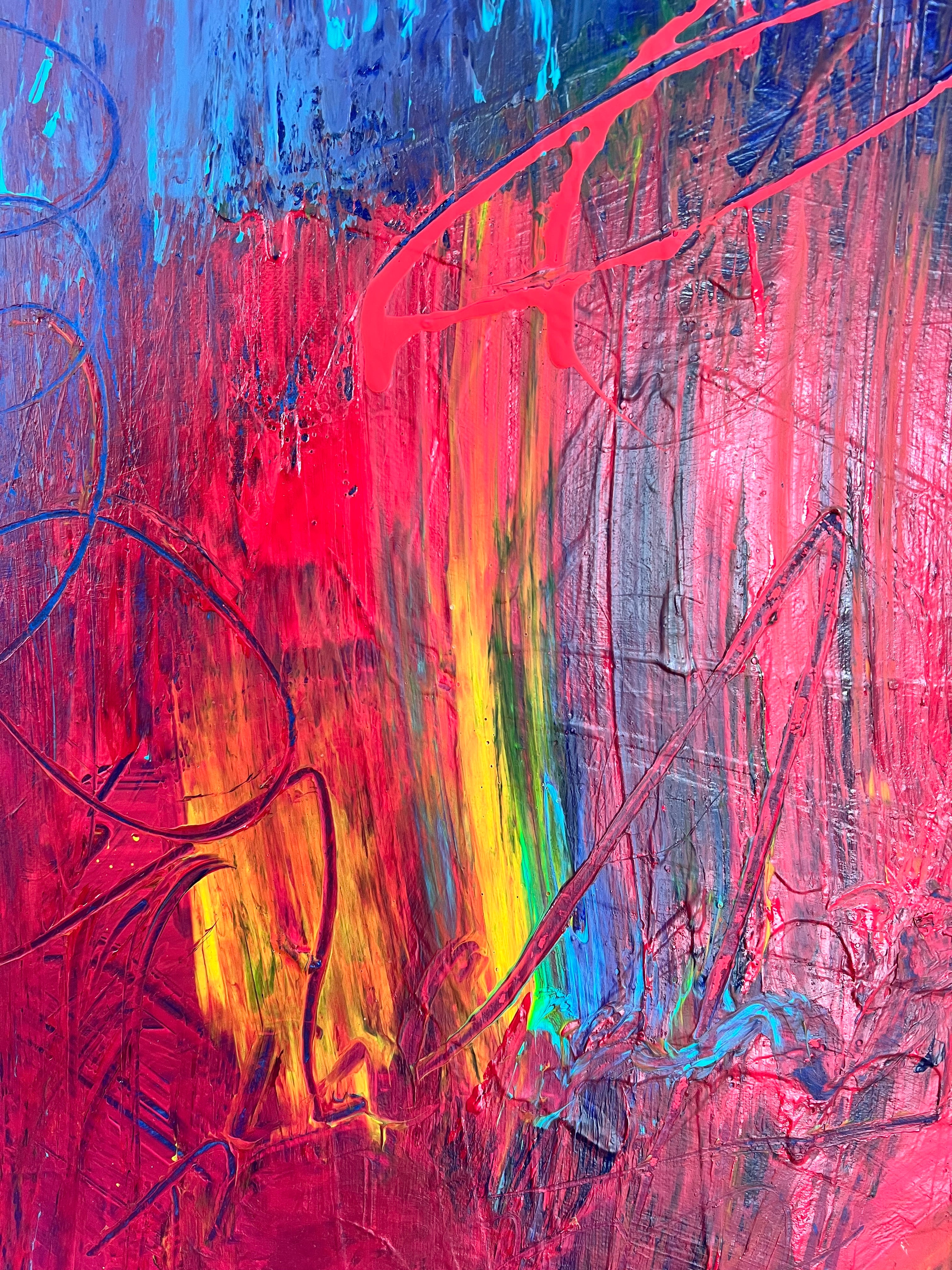 Original Kunstwerk: "Seelen-Orgasmus 2", 90*120 cm