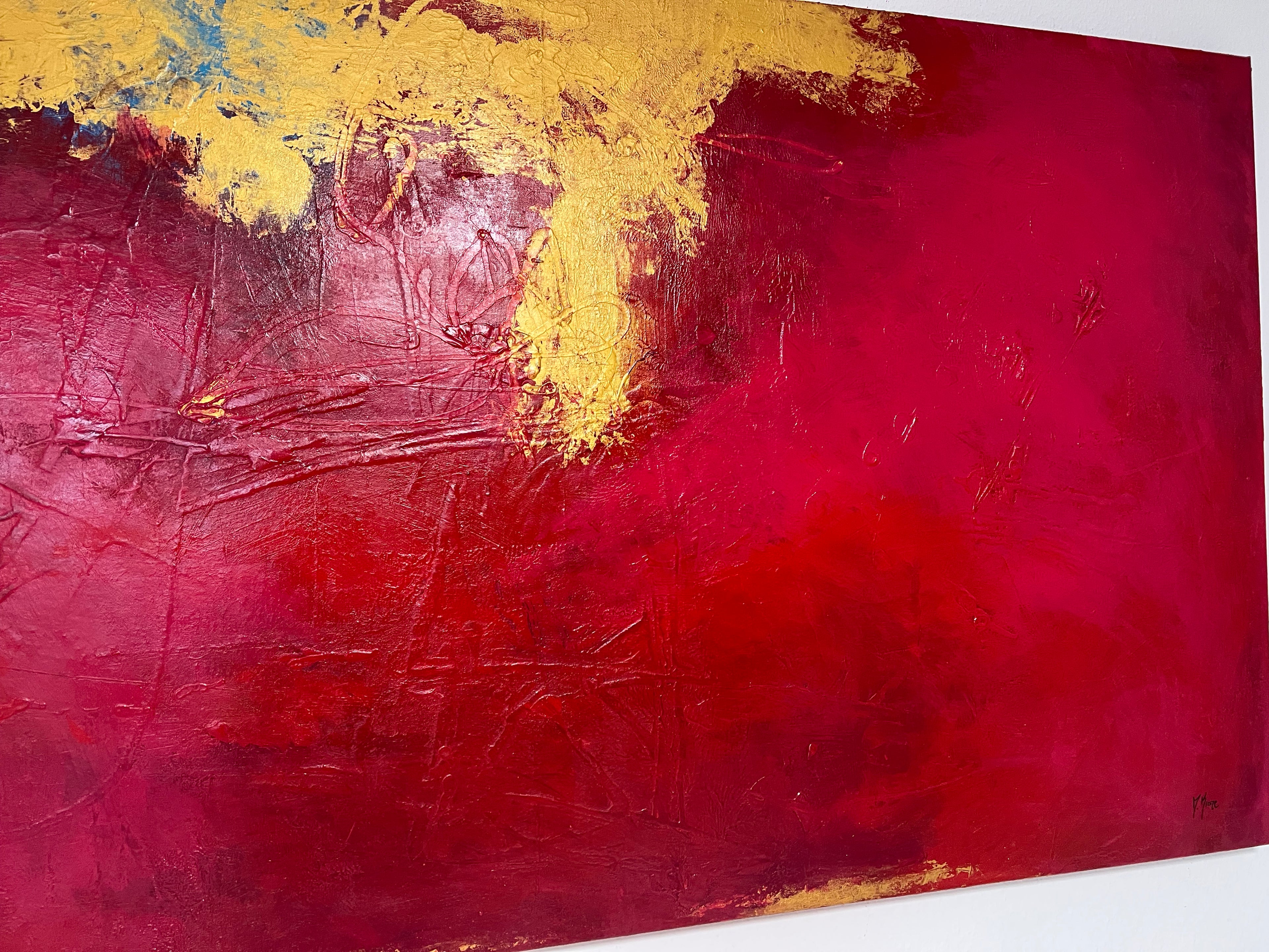 Original Kunstwerk: "Jesu Wiederkunft", 100*200 cm