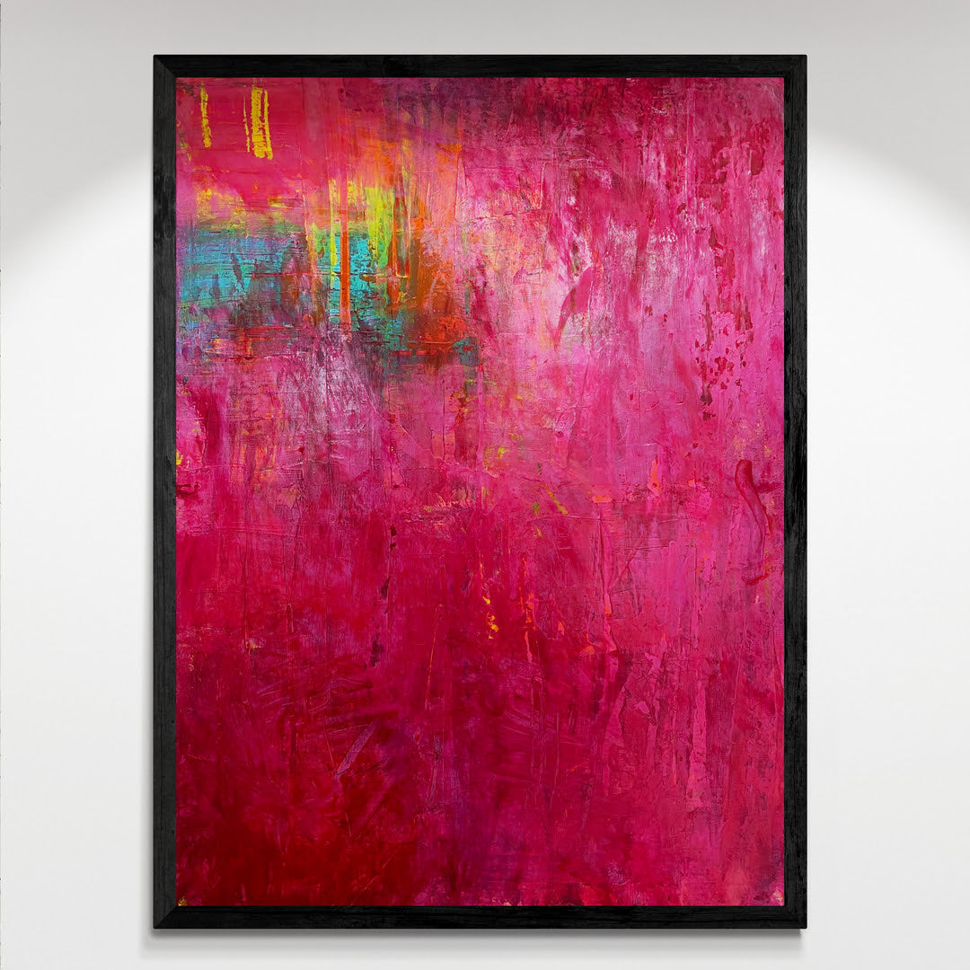 Kunstwerk "Pure Freude Nr. 1" - Premium Leinwand-Druck, limitiert auf 10 Stück