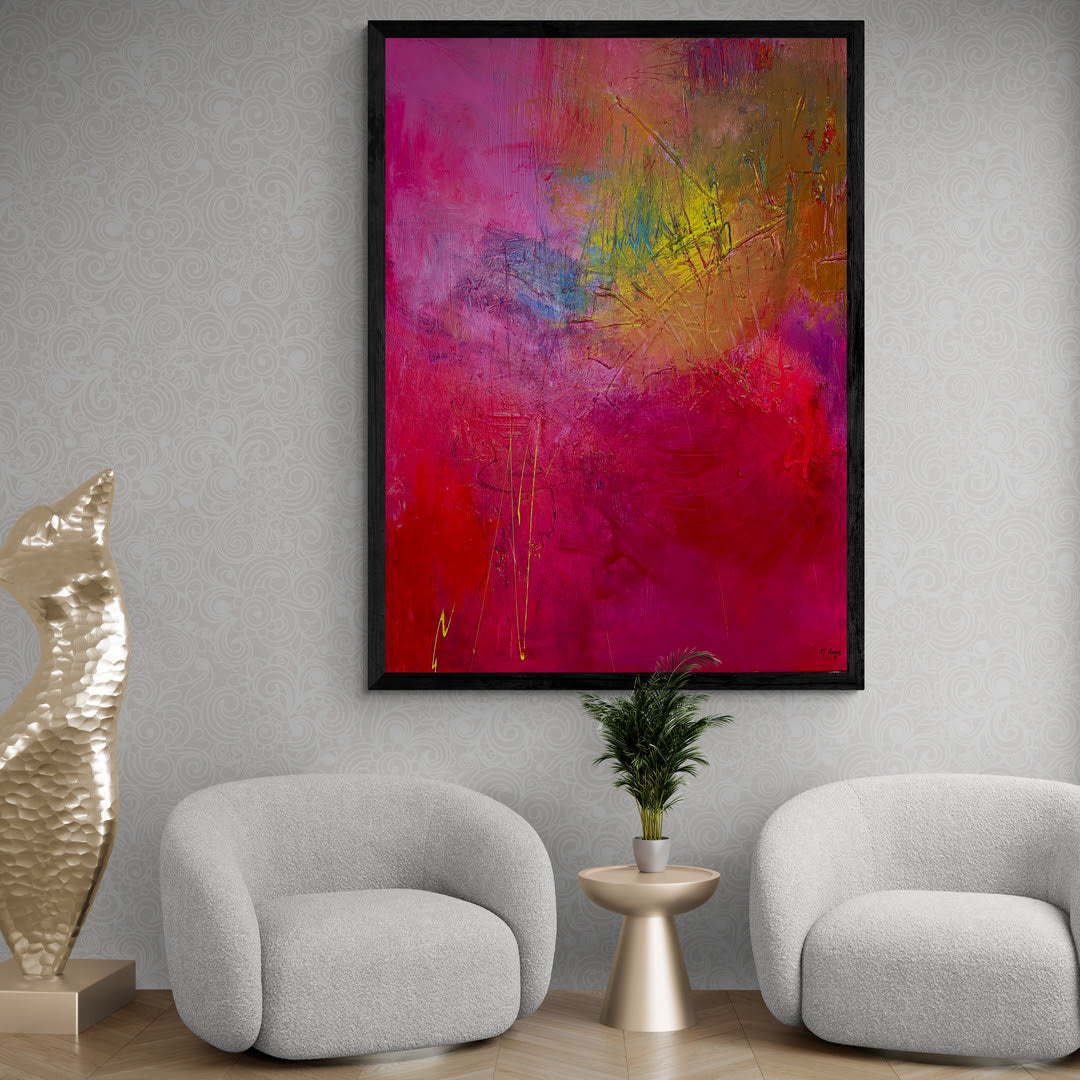 Original Kunstwerk: "Konserviertes Glück", 90*120 cm