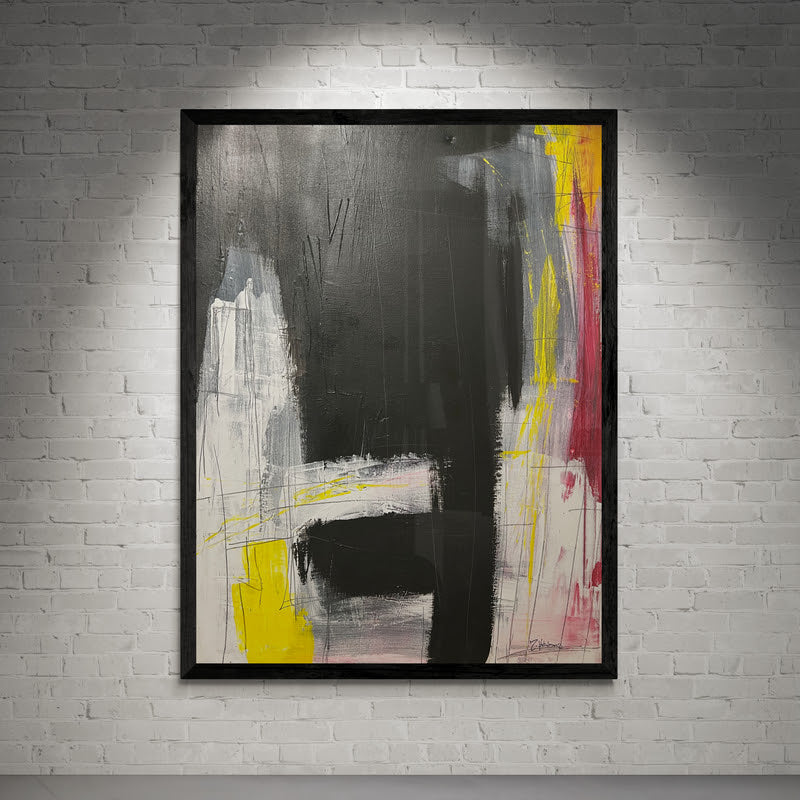 Kunstwerk "Farbromanze" - Premium Leinwand-Druck, limitiert auf 10 Stück