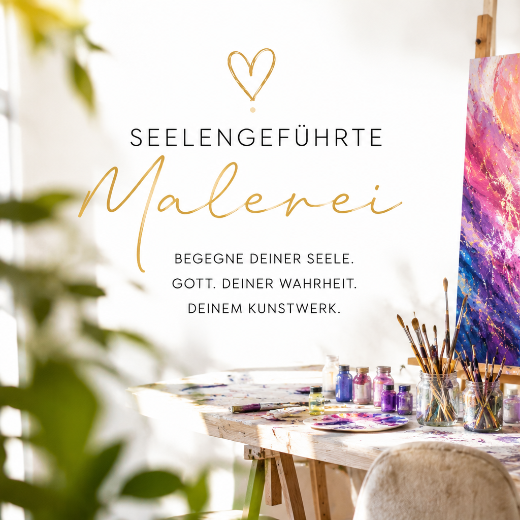 Gruppenkurs "Seelengeführte Malerei - das eigene Kunstwerk entsteht"