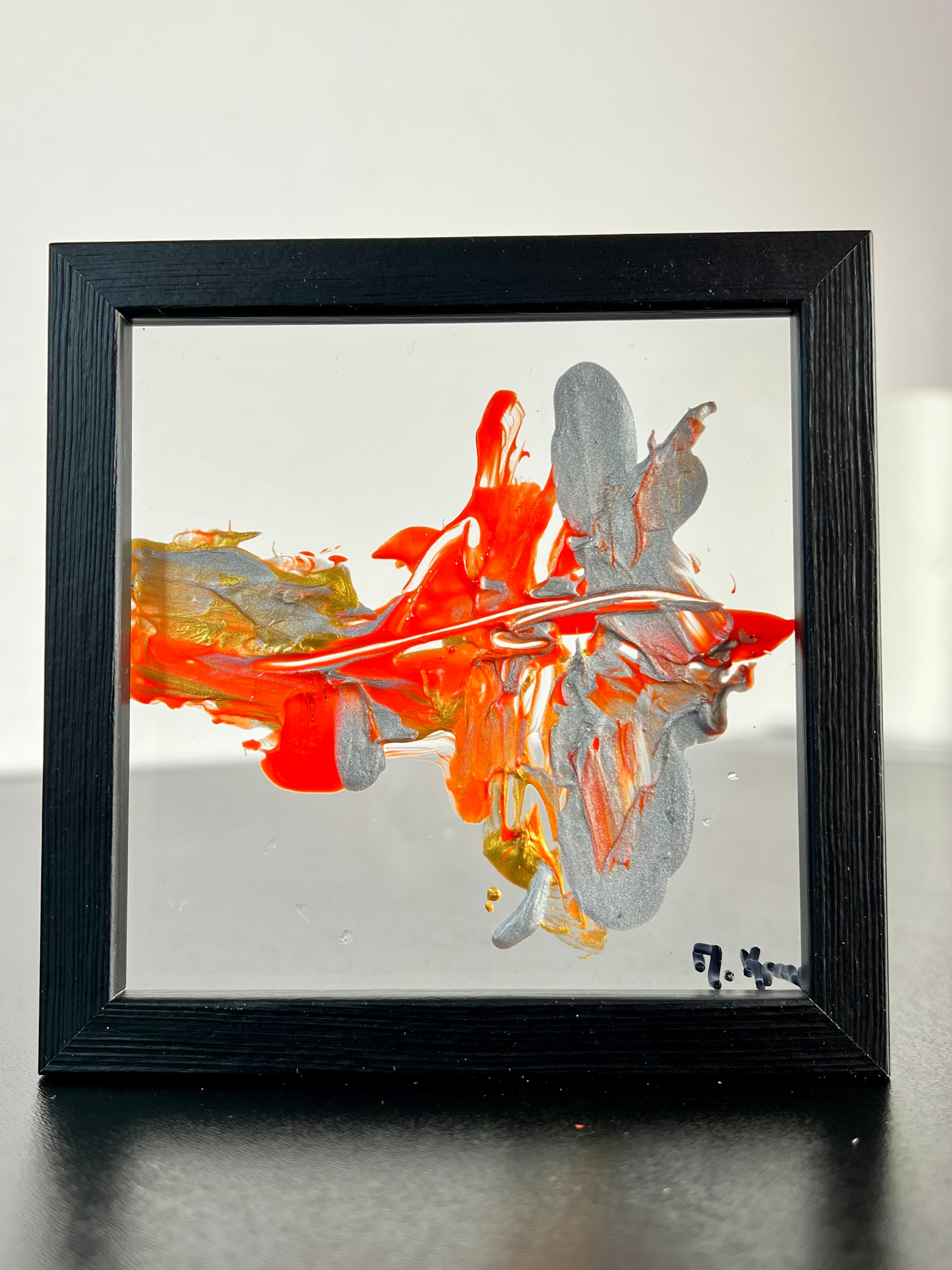 Original Kunstwerk: "Transzendenz 1", 11*11 cm