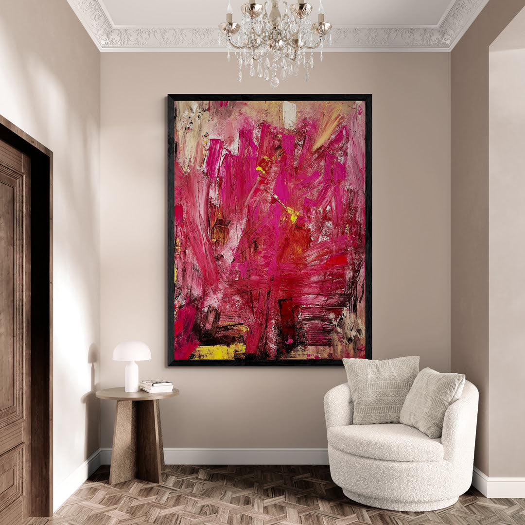 Kunstwerk "U(h)rschrei" - Premium Leinwand-Druck, limitiert auf 10 Stück