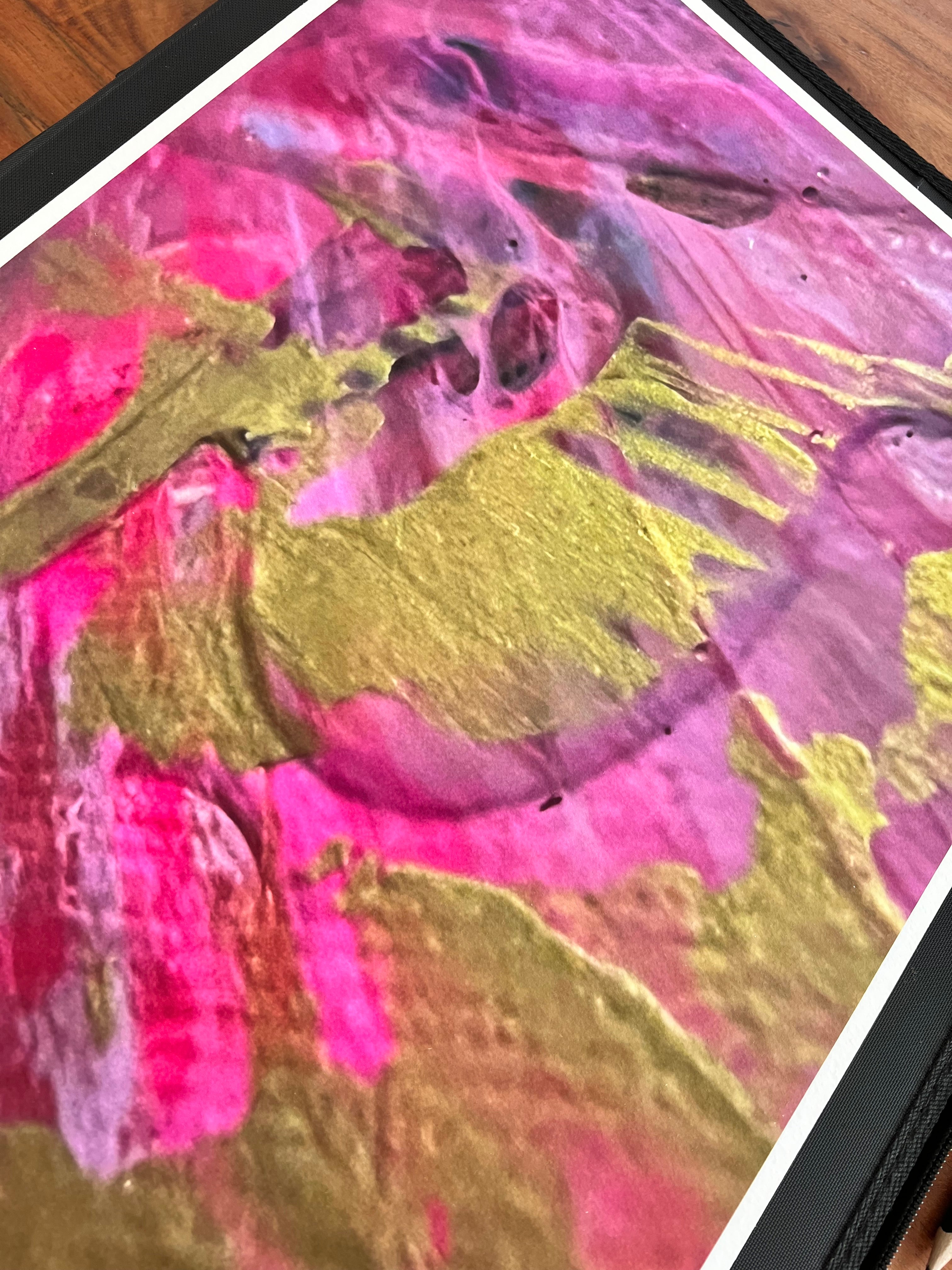 Kunstdruck, Ausschnitt aus „Reiche Ernte“ Unikat, 30 x 45 cm