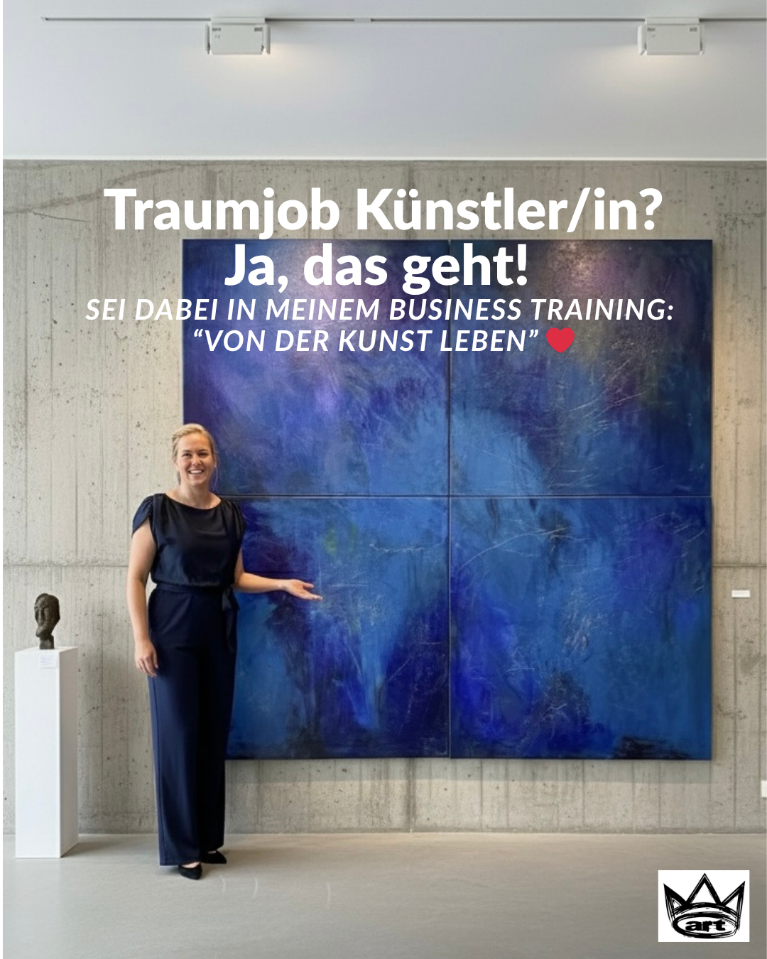 Training „Von der Kunst leben“, live online oder als Videotraining