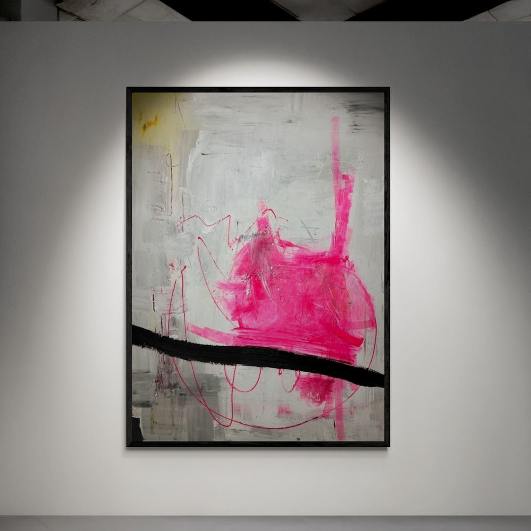 Original Kunstwerk: "Neon Lights 1", 90*120 cm
