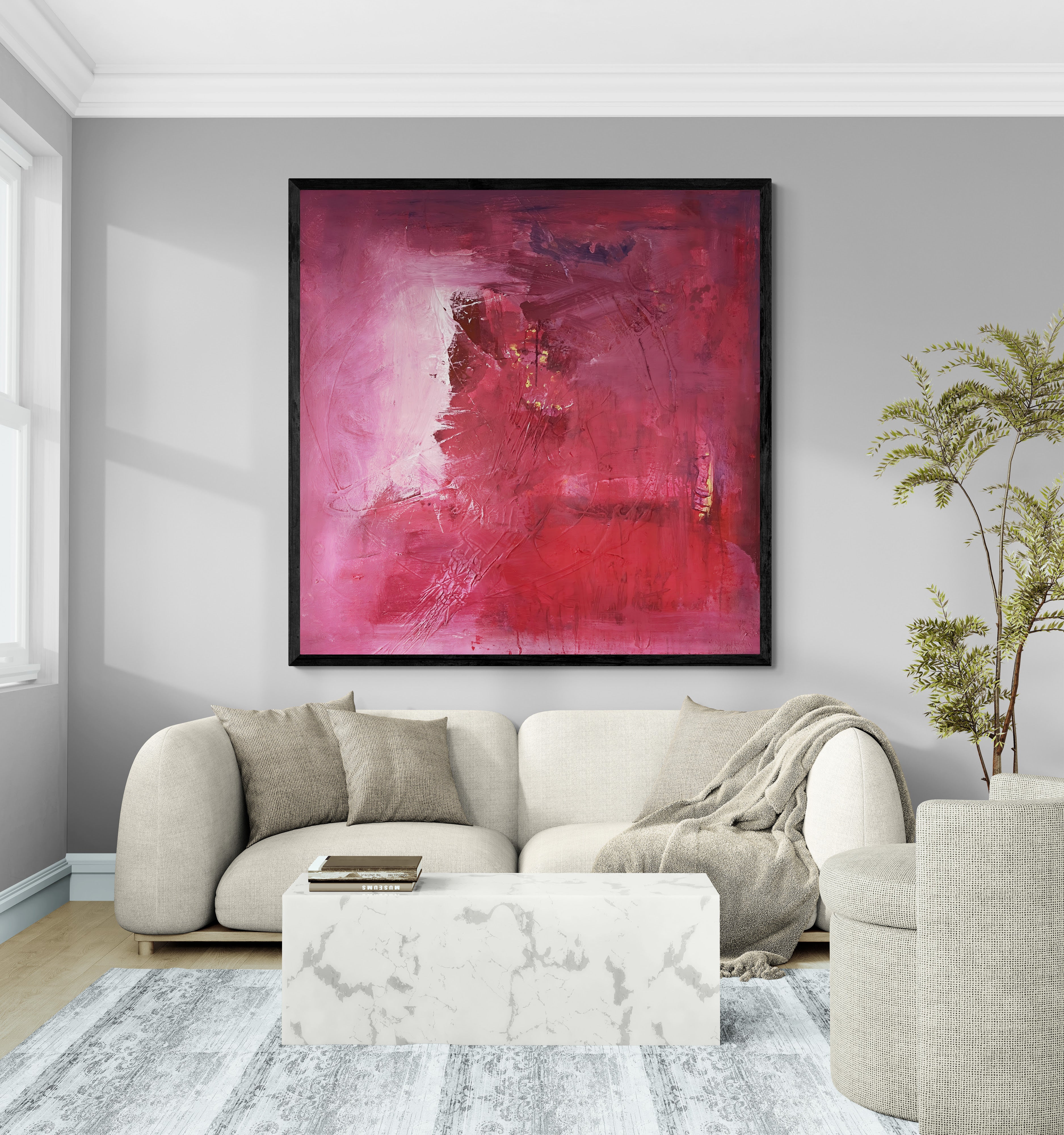 Original Kunstwerk "Positive Energie", 100*100 cm