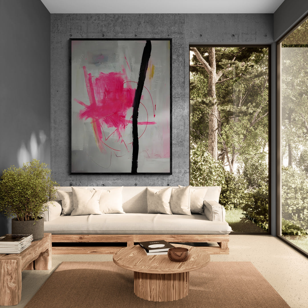 Original Kunstwerk: "Neon Lights 2", 90*120 cm