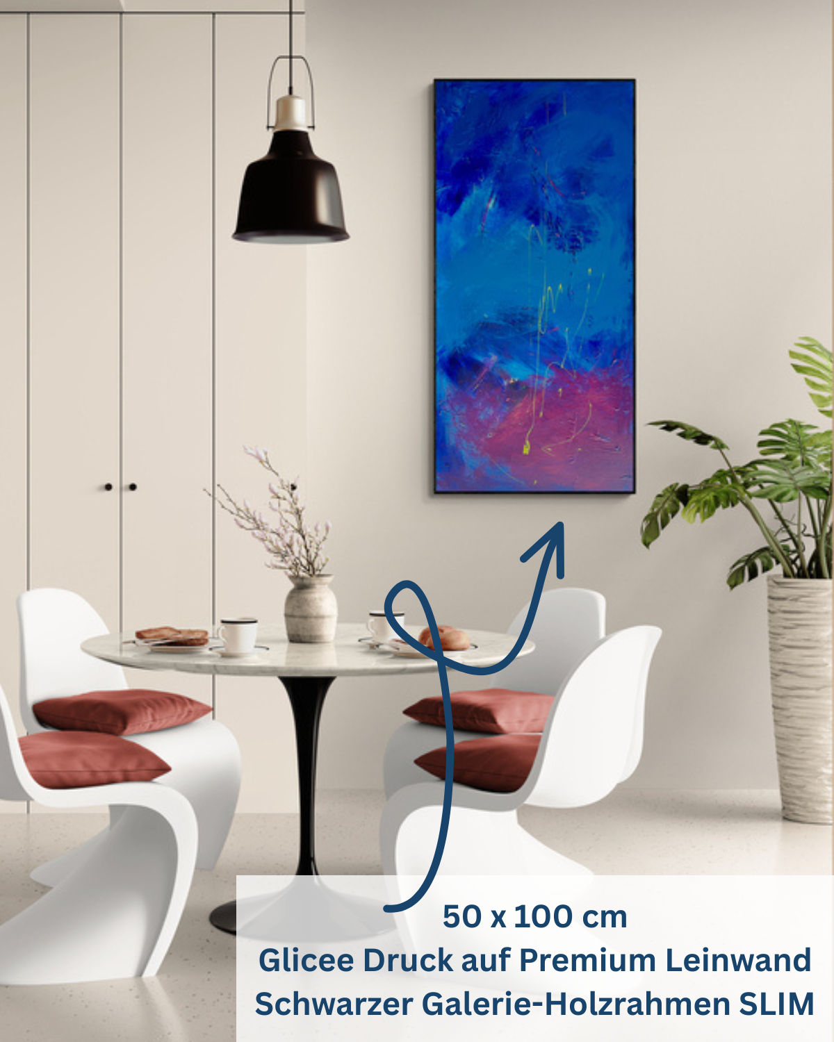 Kunstwerk "Universum der Emotionen" - Premium Leinwand-Druck, limitiert auf 10 Stück