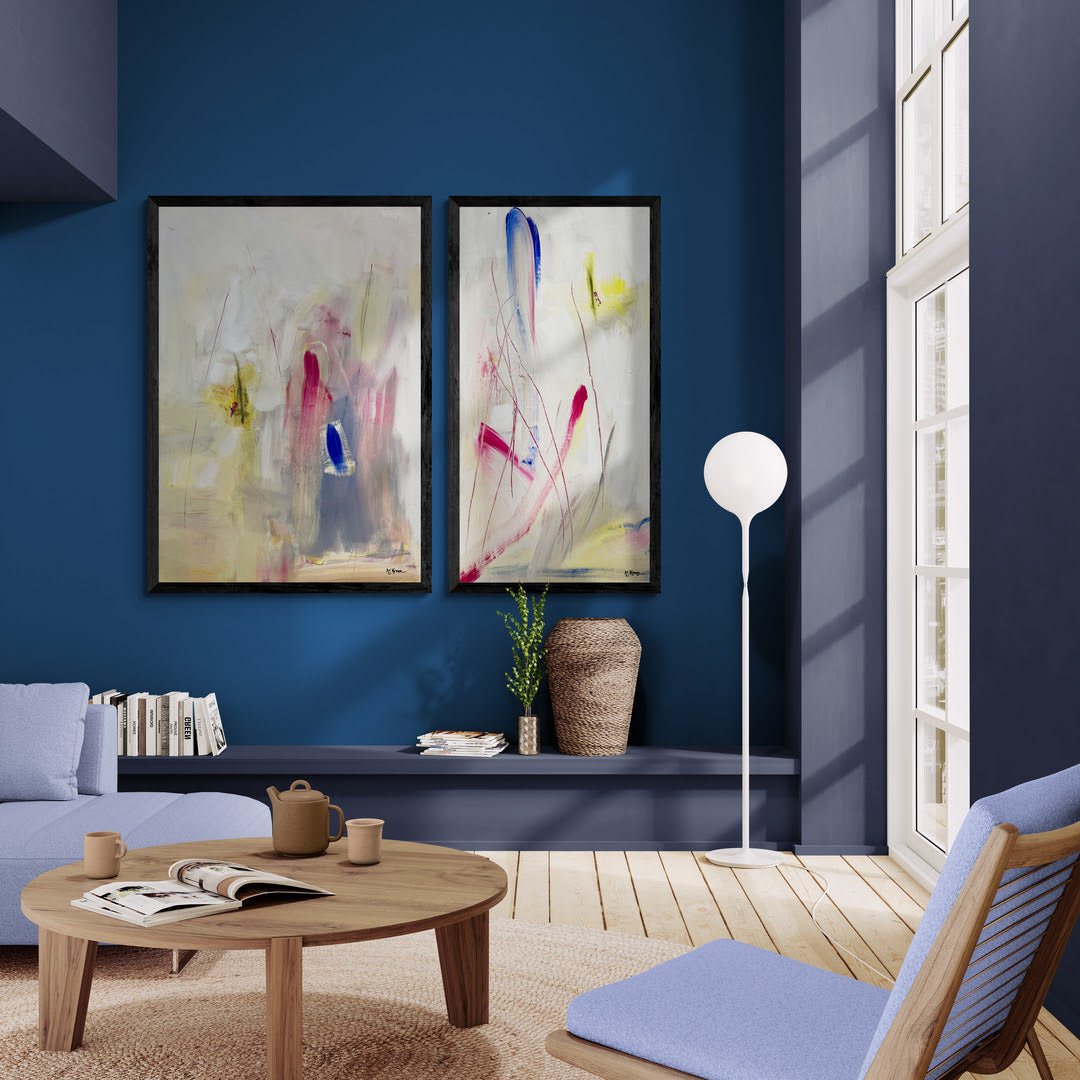 Original Kunstwerk: "Wahrheit", 2 Bilder, gesamt 120*100 cm