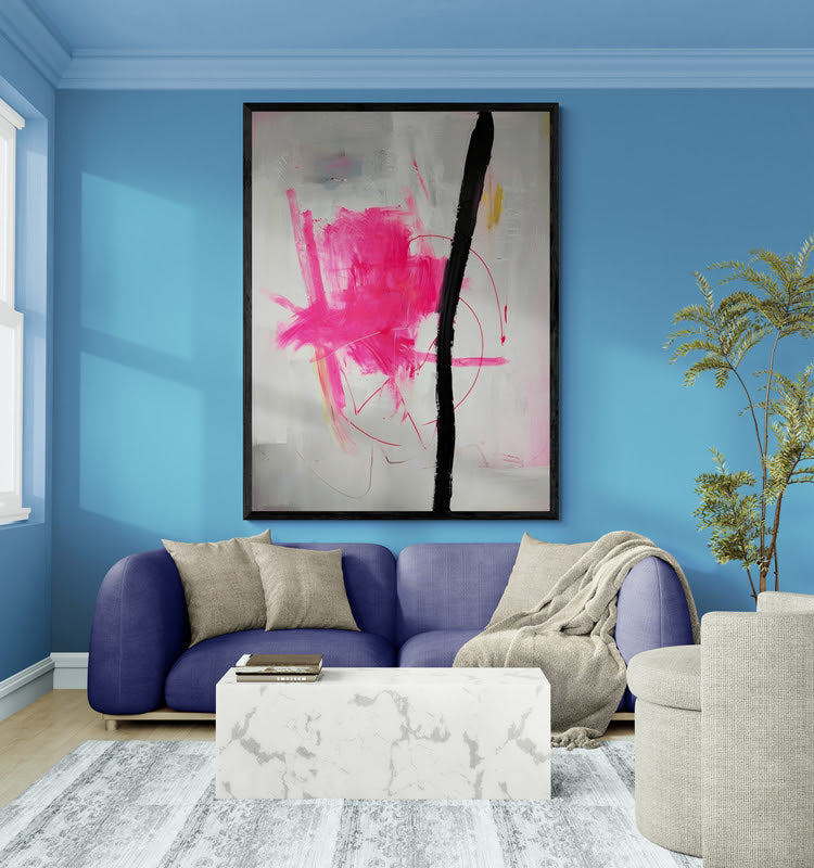 Original Kunstwerk: "Neon Lights 2", 90*120 cm