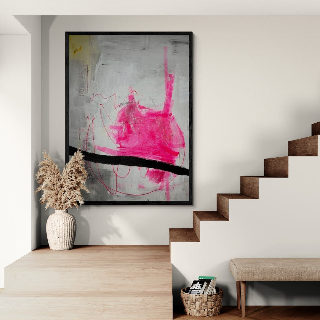 Original Kunstwerk: "Neon Lights 1", 90*120 cm