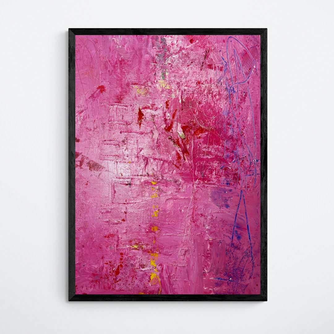 Kunstwerk "Liebeswelle" - Premium Leinwand-Druck, limitiert auf 10 Stück