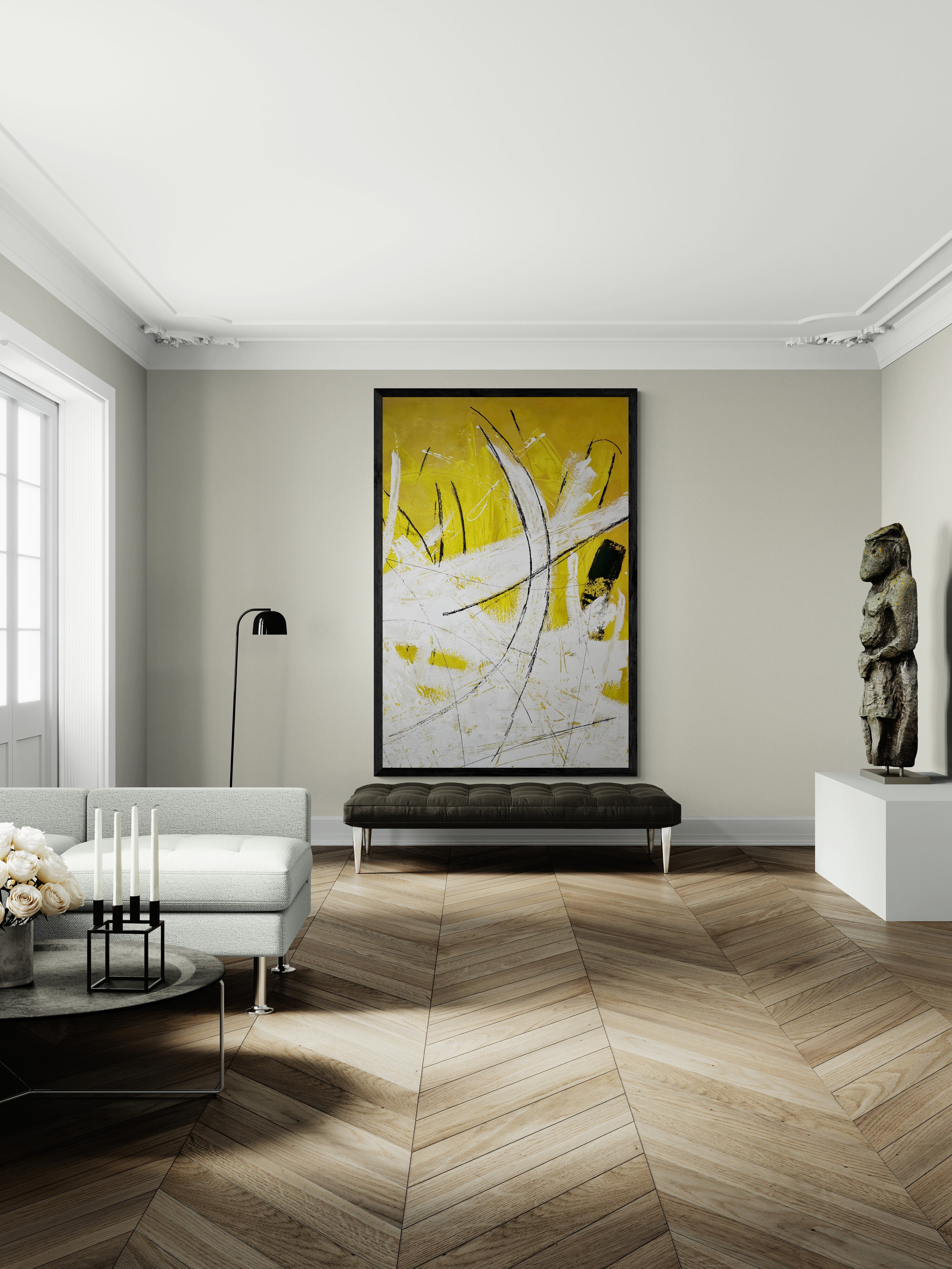 Kunstwerk "Glücks-Explosion" - Premium Leinwand-Druck, limitiert auf 10 Stück