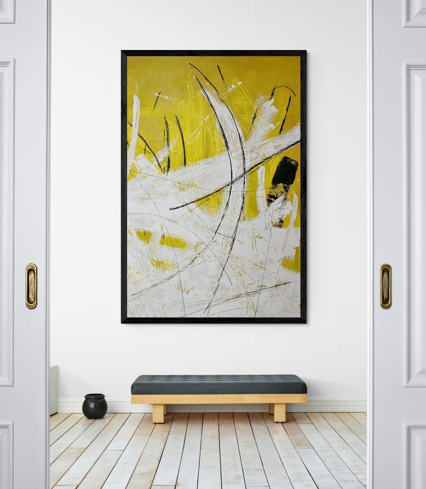 Kunstwerk "Glücks-Explosion" - Premium Leinwand-Druck, limitiert auf 10 Stück