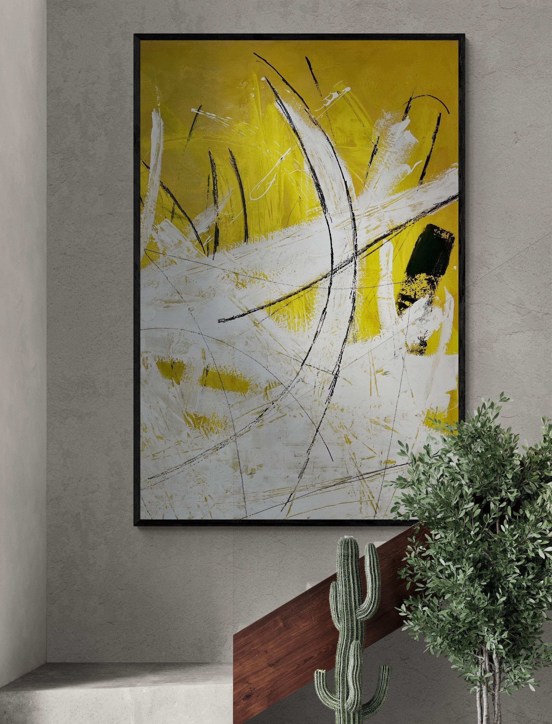 Kunstwerk "Glücks-Explosion" - Premium Leinwand-Druck, limitiert auf 10 Stück