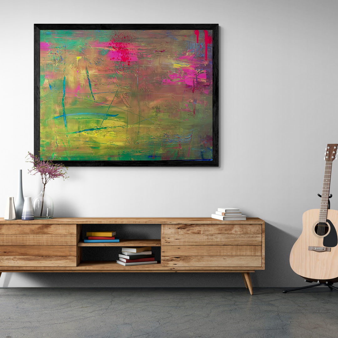 Original Kunstwerk: "Grenzenlos", 90 x 60 cm