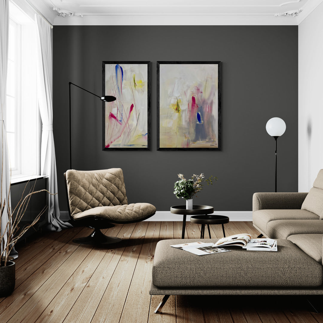 Original Kunstwerk: "Wahrheit", 2 Bilder, gesamt 120*100 cm