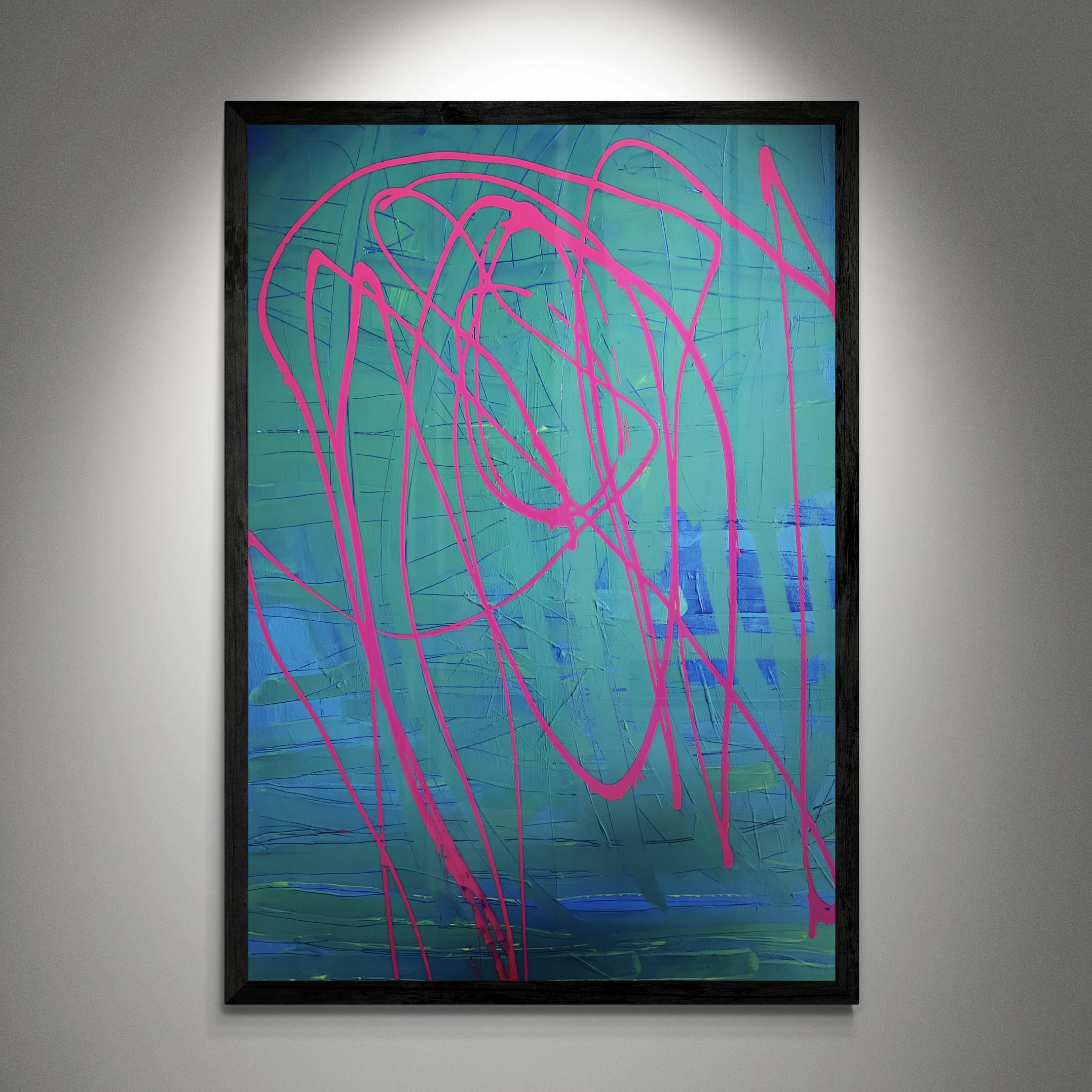 Kunstwerk "Funksoul Nr. 3" - Premium Leinwand-Druck, limitiert auf 10 Stück