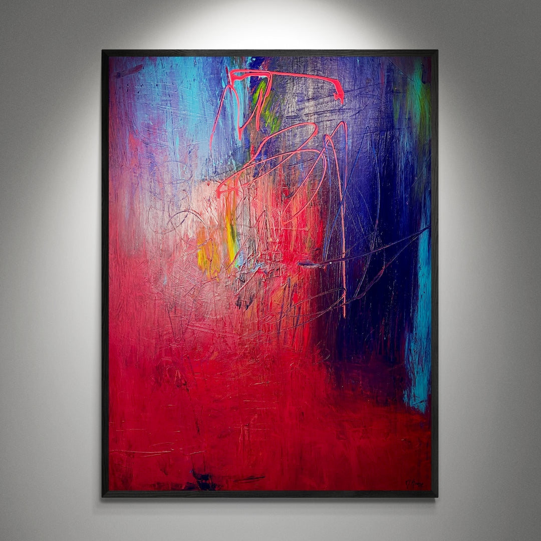 Original Kunstwerk: "Seelen-Orgasmus 2", 90*120 cm