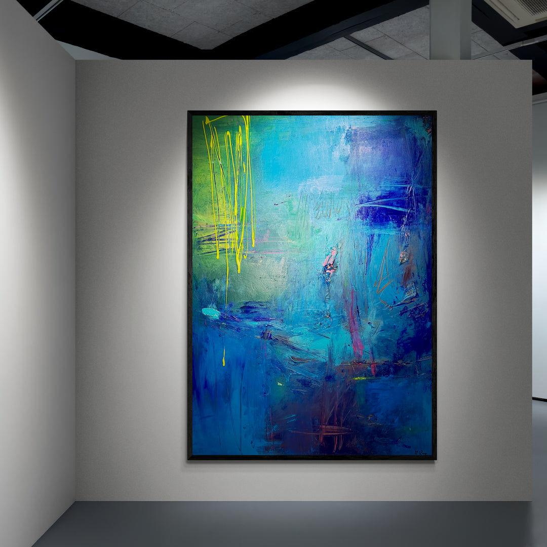 Kunstwerk "Seelen-Orgasmus 3" - Premium Leinwand-Druck, limitiert auf 10 Stück