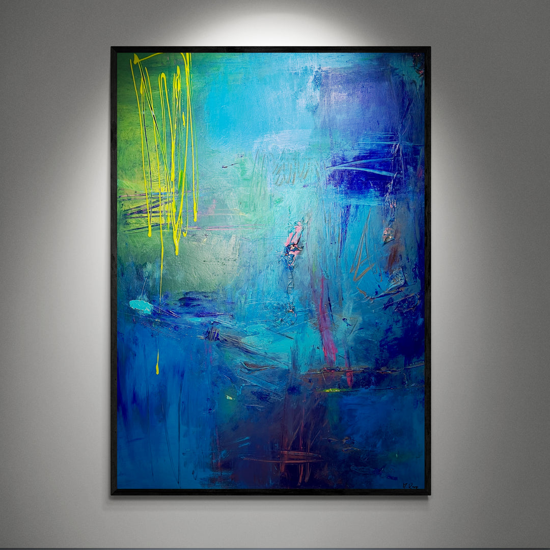 Kunstwerk Martina Krone ART Fluoreszierend pink Modern ART contemporary ART ArtNow Magazine Künstlerin XXL Kunst artwork Global Artist Kunstwerk Kunst Acrylbild Moderne Kunst Seelenorgasmus