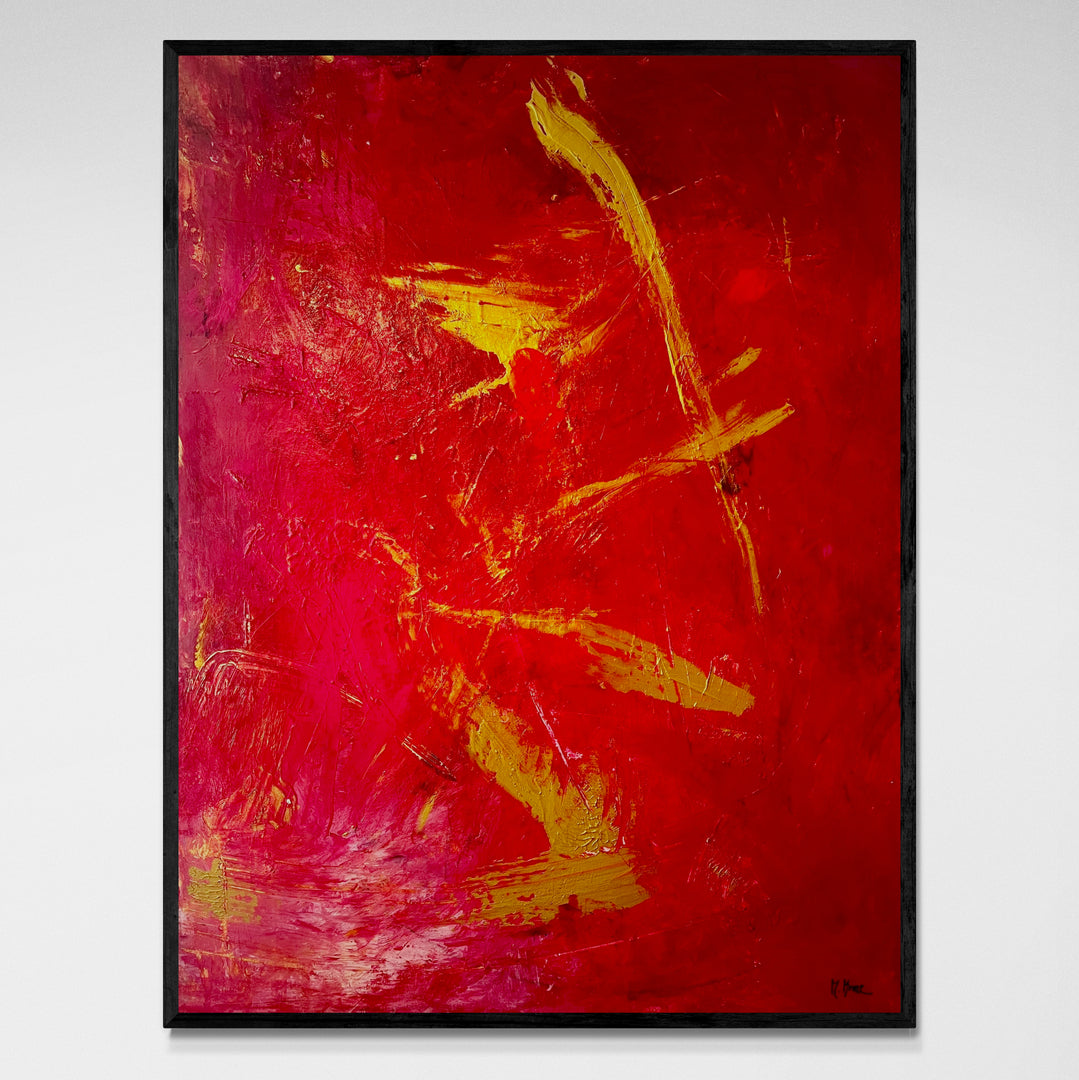 Kunstwerk "Liebesakt“ - Premium Leinwand-Druck, limitiert auf 10 Stück