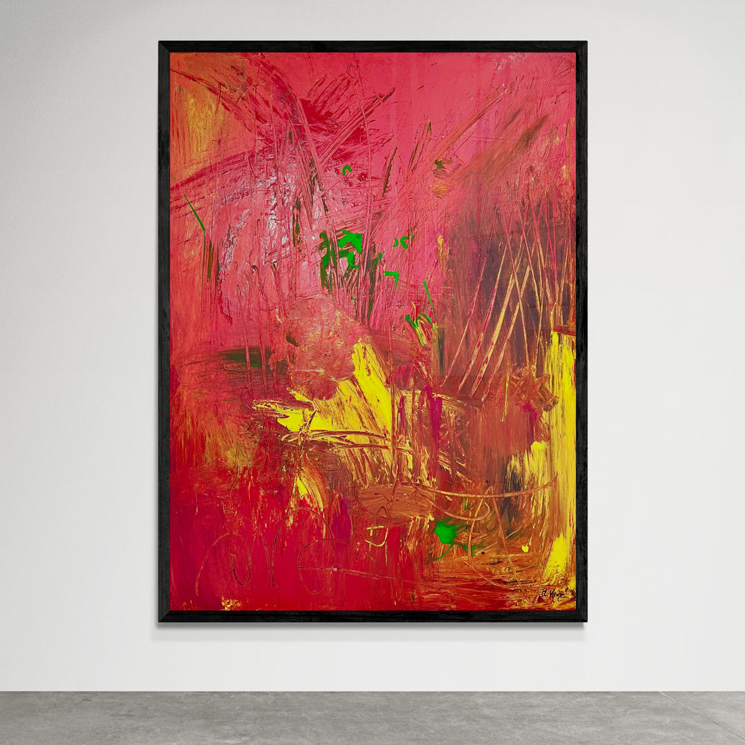 Kunstwerk "Seelen-Orgasmus 1" - Premium Leinwand-Druck, limitiert auf 10 Stück