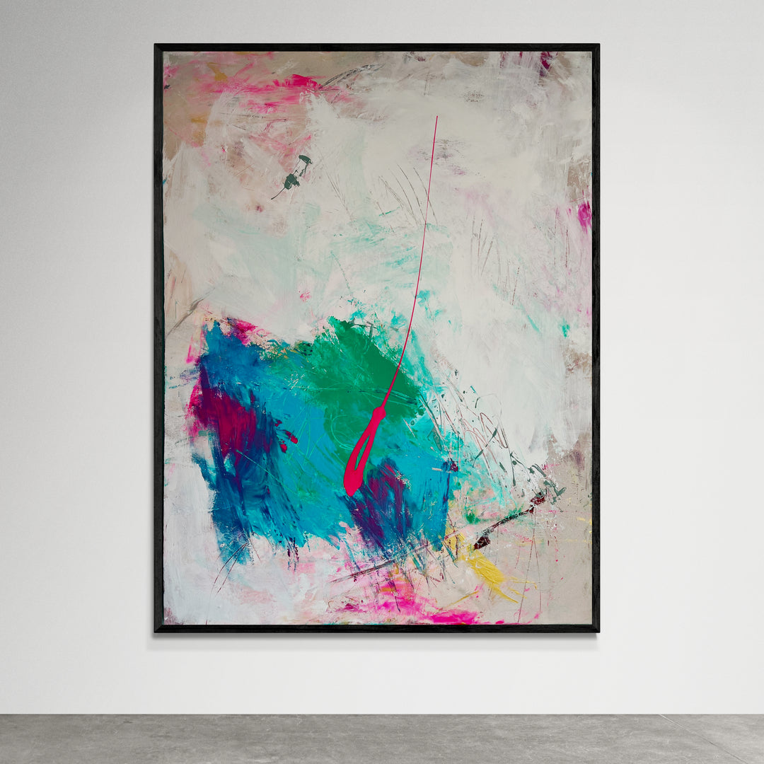 Original Kunstwerk: "Explodierende Freiheit“ 90*120 cm