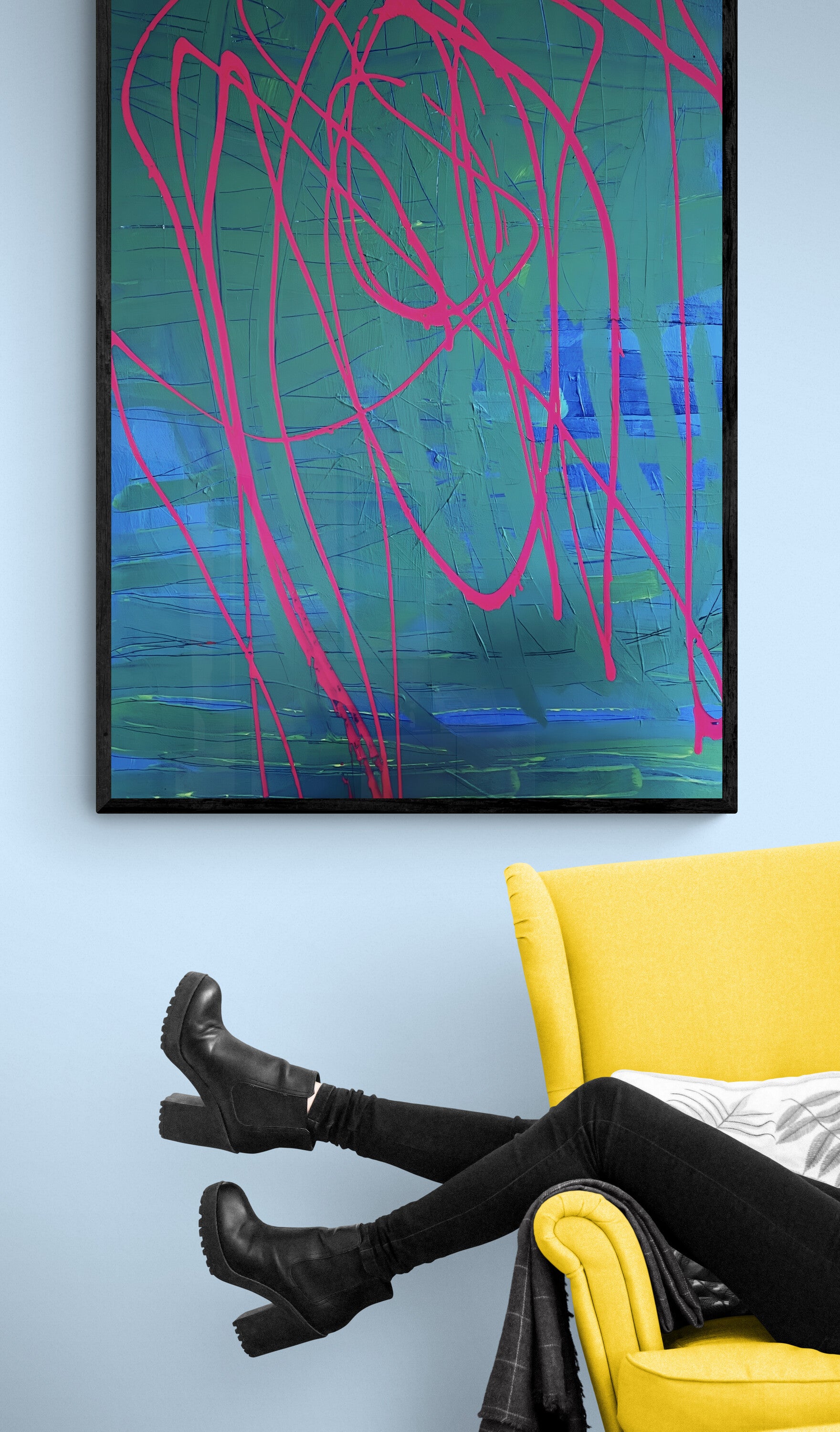 Original Kunstwerk "Funksoul No. 3", 90*130 cm