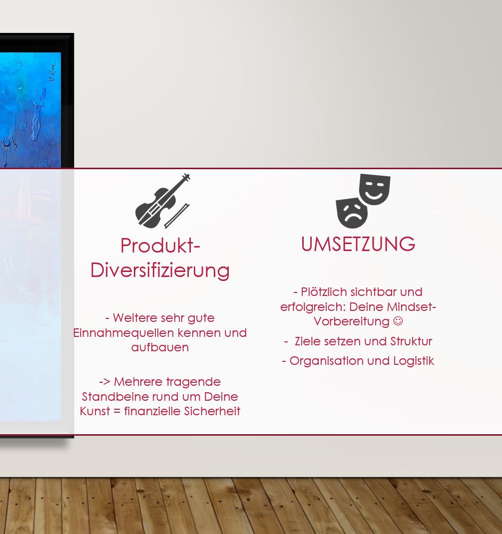 Von der Kunst leben: Business Training für Künstler