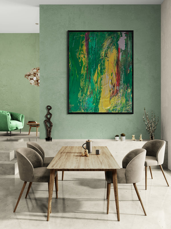 Kunstwerk "Seelen-Orgasmus 12" - Premium Leinwand-Druck, limitiert auf 10 Stück