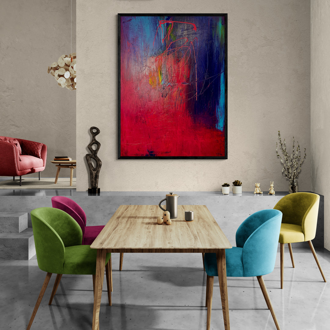 Original Kunstwerk: "Seelen-Orgasmus 2", 90*120 cm