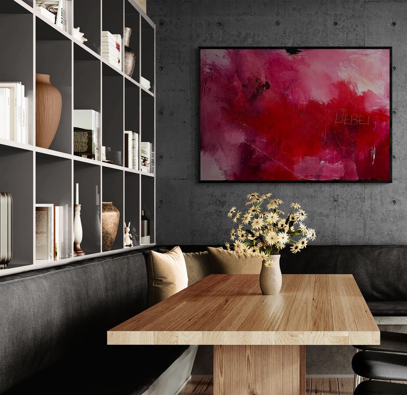 Artwork "Love always wins No. 3" - Premium canvas print in desired sizes, limited to 10 pieces