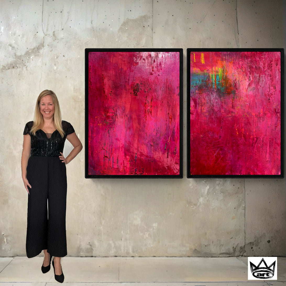 Original Kunstwerk: "Pure Freude", 60*80 cm