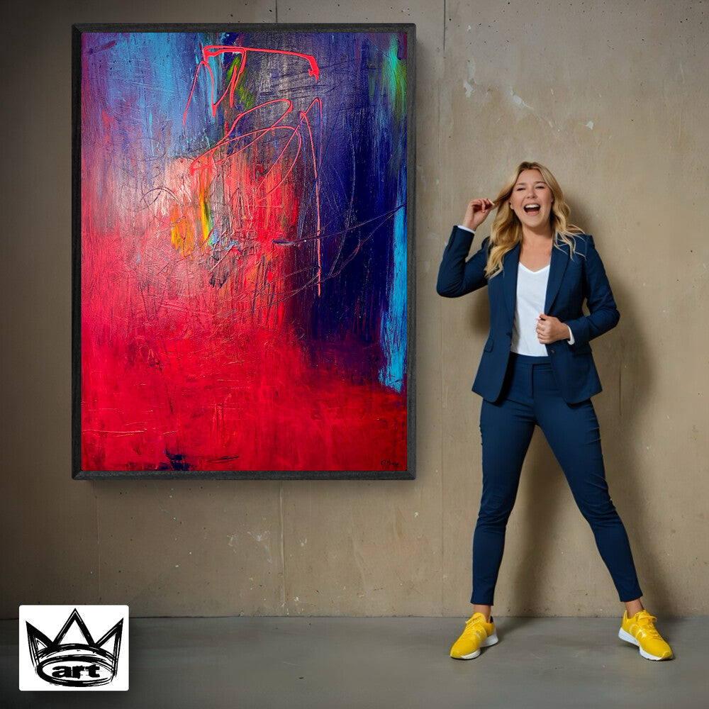 Original Kunstwerk: "Seelen-Orgasmus 2", 90*120 cm