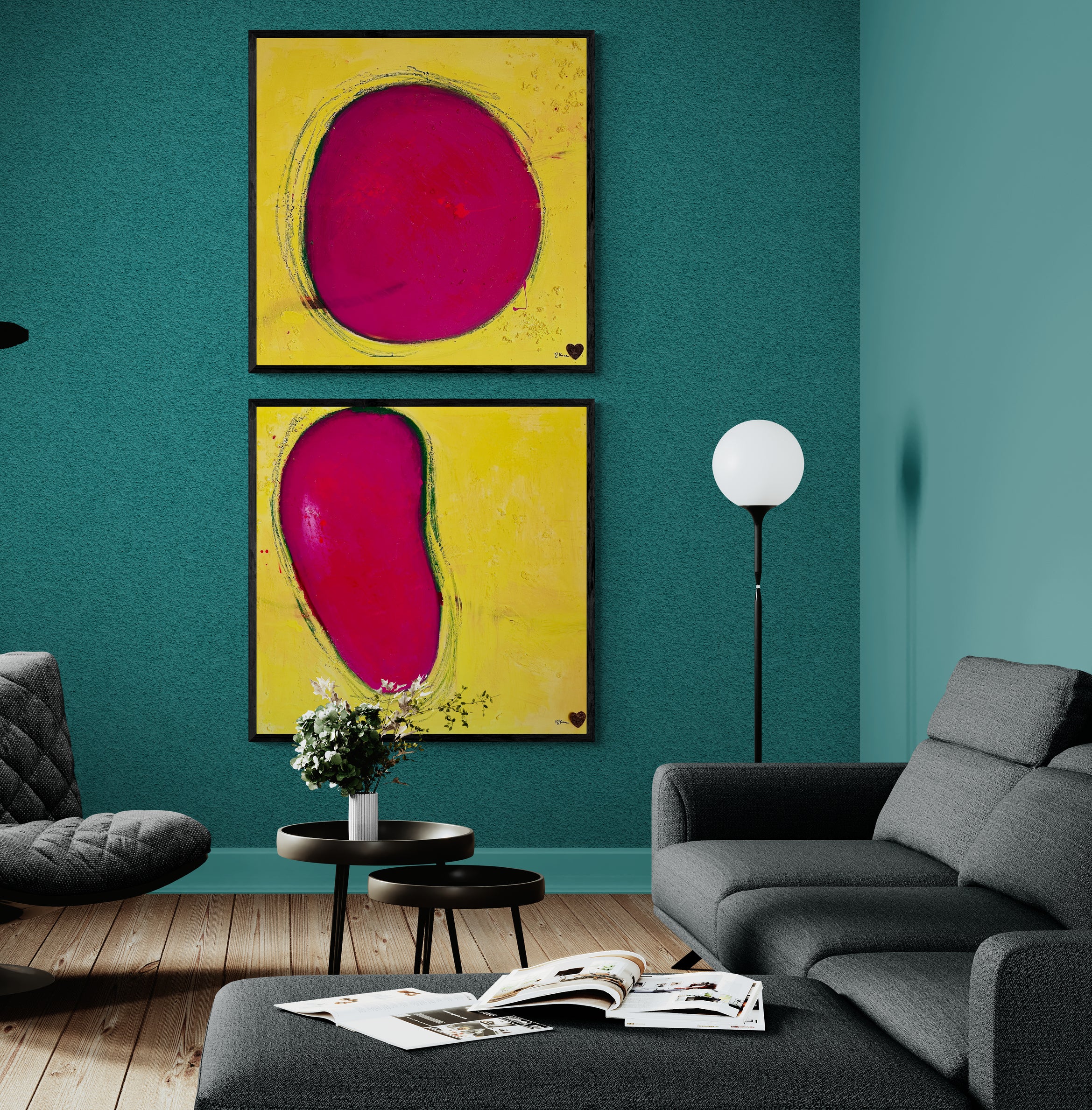 Original Kunstwerk: "Die Vollkommenheit 2", 100*100 cm